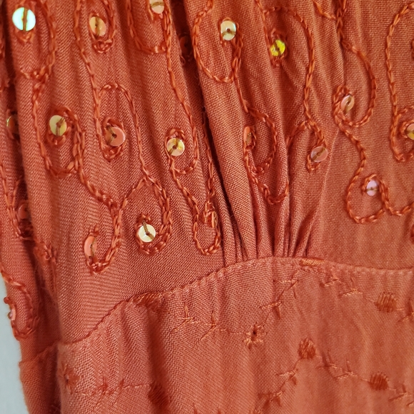 Lola P~Tiered Tie Dye Maxi dress - Picture 7 of 11